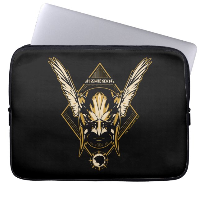 Housse Pour Ordinateur Portable Black Adam | Hawkman Casque graphique (Devant)