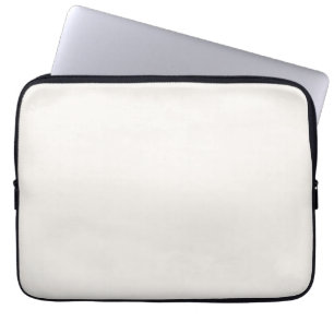 Housse Pour Ordinateur Portable blanc cassé, lait blanc, blanc chaud