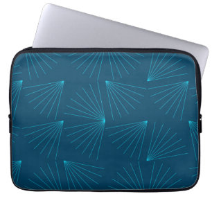 Housse Pour Ordinateur Portable Bleu, moderne, simple concept de célébration de la