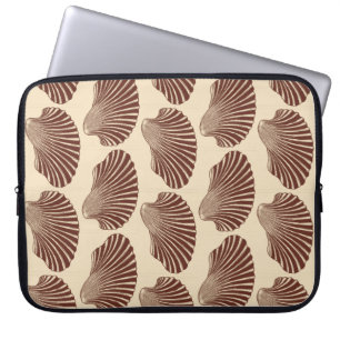 Housse Pour Ordinateur Portable Bloc de coquille de saint Jacques Impression, Brow