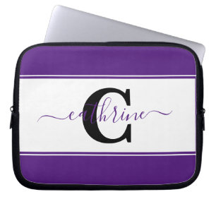 Housse Pour Ordinateur Portable Bloc de couleur personnalisé 