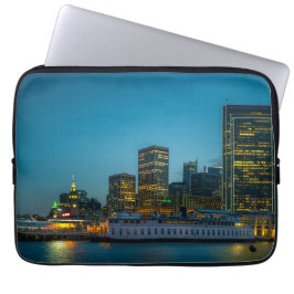 Housse Pour Ordinateur Portable Blue Hour in the City