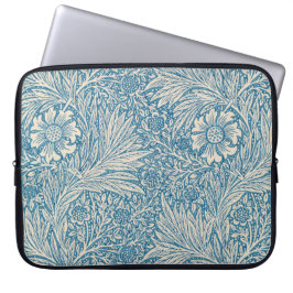 Housse Pour Ordinateur Portable Blue Marigolds (par William Morris)