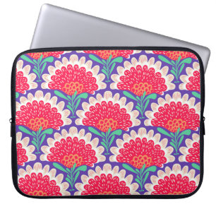 Housse Pour Ordinateur Portable Boho Chic Floral Vintage Imprimer.