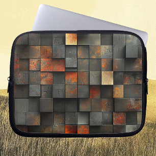 Housse Pour Ordinateur Portable Boîtes Carrées Abstraites