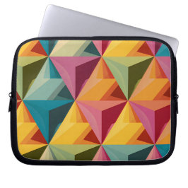 Housse Pour Ordinateur Portable Bold Geometric Triangle Pattern