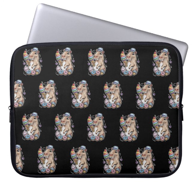 Housse Pour Ordinateur Portable bonbons capybara beignets cupcakes bonbons (Devant)