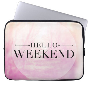 Housse Pour Ordinateur Portable Bonjour week-end
