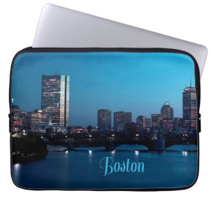 Housse Pour Ordinateur Portable Boston Massachusetts City Skyline