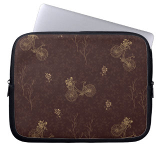 Housse Pour Ordinateur Portable Botanical bicycle neoprene laptop sleeve