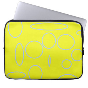 Housse Pour Ordinateur Portable Boucles Anime Popcorn Géométriques