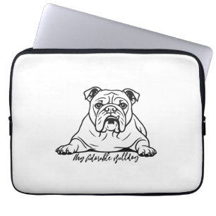 Housse Pour Ordinateur Portable Bouledogue adorable
