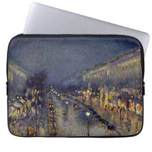 Housse Pour Ordinateur Portable Boulevard Montmartre à Night Pissarro