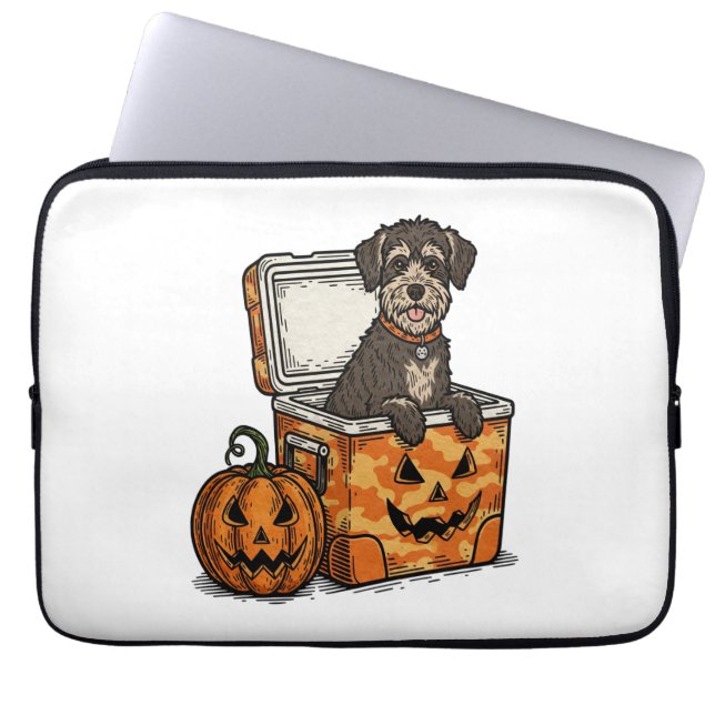 Housse Pour Ordinateur Portable Boykin Spaniel Halloween (Devant)