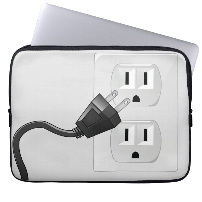 Housse Pour Ordinateur Portable Branchez-le (Devant)