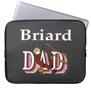Housse Pour Ordinateur Portable Briard papa