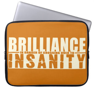 Housse Pour Ordinateur Portable BRILLIANCE VS INSANITY manche portable personnalis