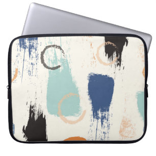 Housse Pour Ordinateur Portable Brosse pastel abstrait sans couture motif retour