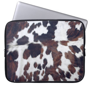 Housse Pour Ordinateur Portable Brown noir et blanc Pays Ouest