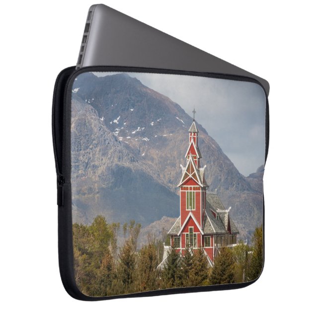 Housse Pour Ordinateur Portable Buksnes kirke Lofoten (Devant droit)