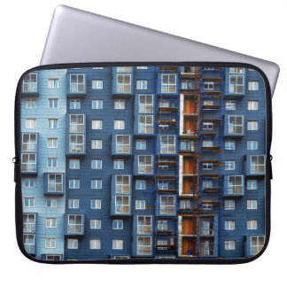HOUSSE POUR ORDINATEUR PORTABLE BULLES BLEU