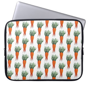 Housse Pour Ordinateur Portable Bunch de carottes Orange Vegetable Veggie Garden