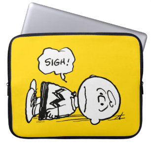 Housse Pour Ordinateur Portable cacahuètes   Charlie Brown est en panne