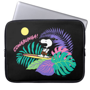Housse Pour Ordinateur Portable cacahuètes   Cowabunga Snoopy