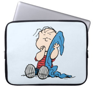 Housse Pour Ordinateur Portable cacahuètes   Linus et sa couverture