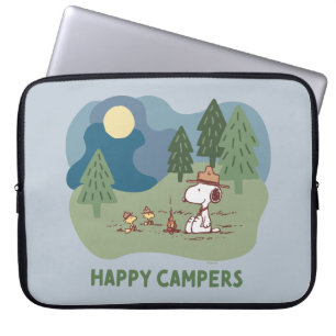 Housse Pour Ordinateur Portable cacahuètes Site du camp de Snoopy & Woodstock