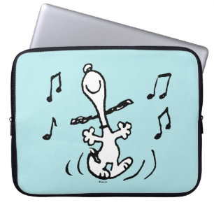 Housse Pour Ordinateur Portable cacahuètes Snoopy Dancing