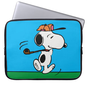 Housse Pour Ordinateur Portable cacahuètes Snoopy Golf Swing