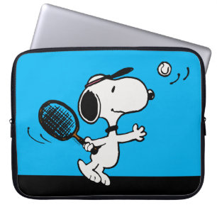 Housse Pour Ordinateur Portable cacahuètes Snoopy Joue Au Tennis
