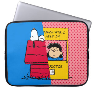 Housse Pour Ordinateur Portable cacahuètes Snoopy & Lucy Half & Half