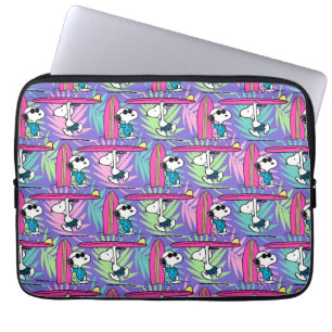Housse Pour Ordinateur Portable cacahuètes Snoopy Purple Surf Motif