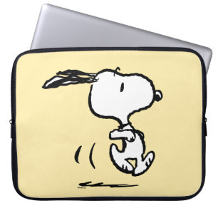 Housse Pour Ordinateur Portable cacahuètes   Snoopy Running