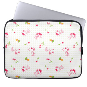 Housse Pour Ordinateur Portable cacahuètes Snoopy & Woodstock Cherry Motif