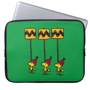 Housse Pour Ordinateur Portable cacahuètes Woodstock & Friends Sign March