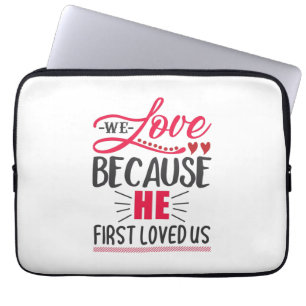 Housse Pour Ordinateur Portable Cadeau Couple Nous Aimons Parce Qu'Il Nous A D'Abo