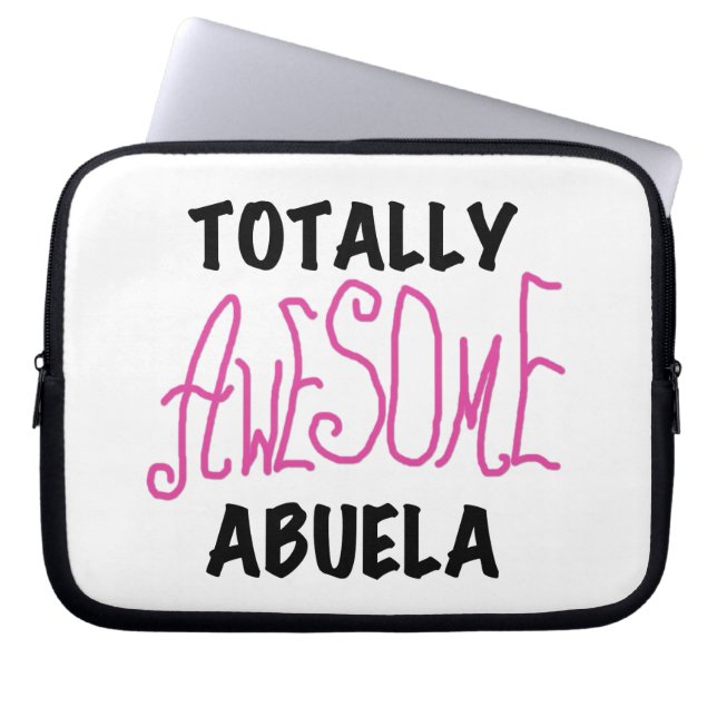Housse Pour Ordinateur Portable Cadeaux Abuela rose Totalement géniaux (Devant)