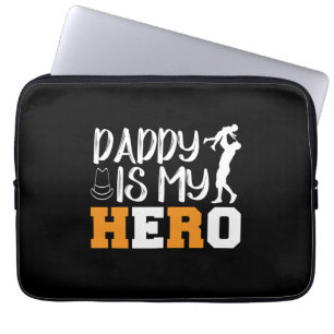 Housse Pour Ordinateur Portable Cadeaux papa Papa Est Mon Héros