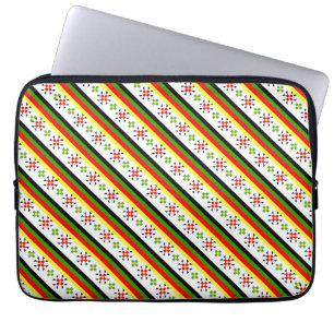 Housse Pour Ordinateur Portable Cadre de plaque d'immatriculation à motif folklori