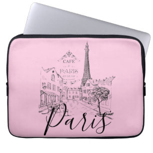Housse pour ordinateur portable Cafe Paris