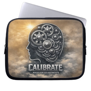 Housse Pour Ordinateur Portable CalibrateMind – Abstrait Encourageant la Puissance