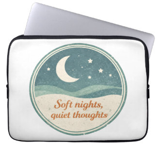Housse Pour Ordinateur Portable Calm Night Moon Design
