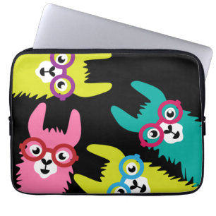 Housse Pour Ordinateur Portable Camélid coloré de lama drôle