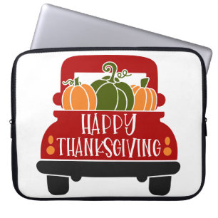 Housse Pour Ordinateur Portable Camion de Thanksgiving