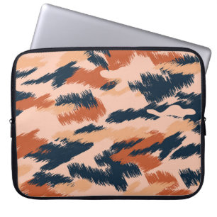 Housse Pour Ordinateur Portable Camouflage Abstrait : Papier peint Vintage sans co