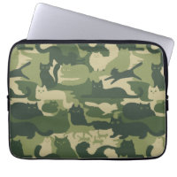 Camouflage Chats Motif Armée Green Kitty Chats Cam