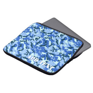 Housse Pour Ordinateur Portable Camouflage militaire Blue Woodland
